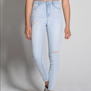 RSQ Super High Waisted Distressed Skinny Jegging
